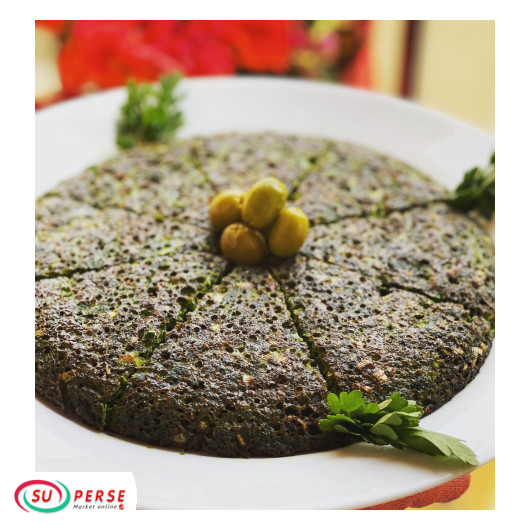 سبزی کوکو و پلویی کامچین - 480 گرم