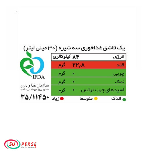 Drei-Sirup Shirreza - 900 Gramm