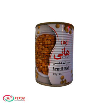 کنسرو خوراک عدسی هانی - 380 گرم