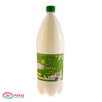 دوغ گاز دار آبعلی با طعم نعنا - 1.5لیتر